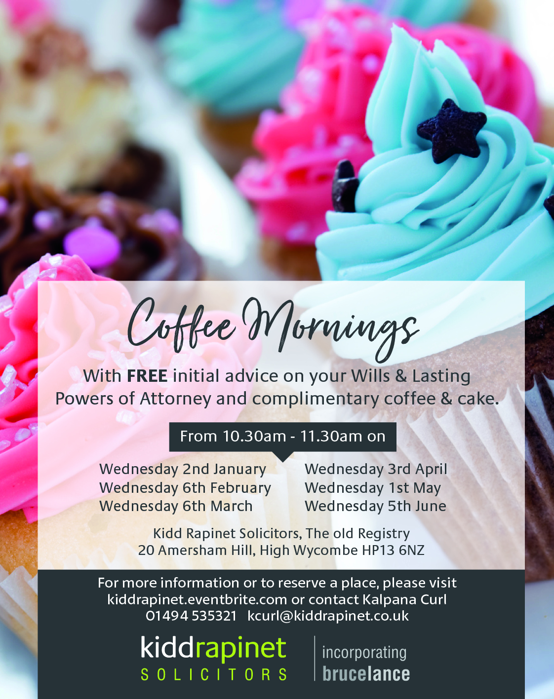 5th June FREE Wills and LPA Coffee Morning